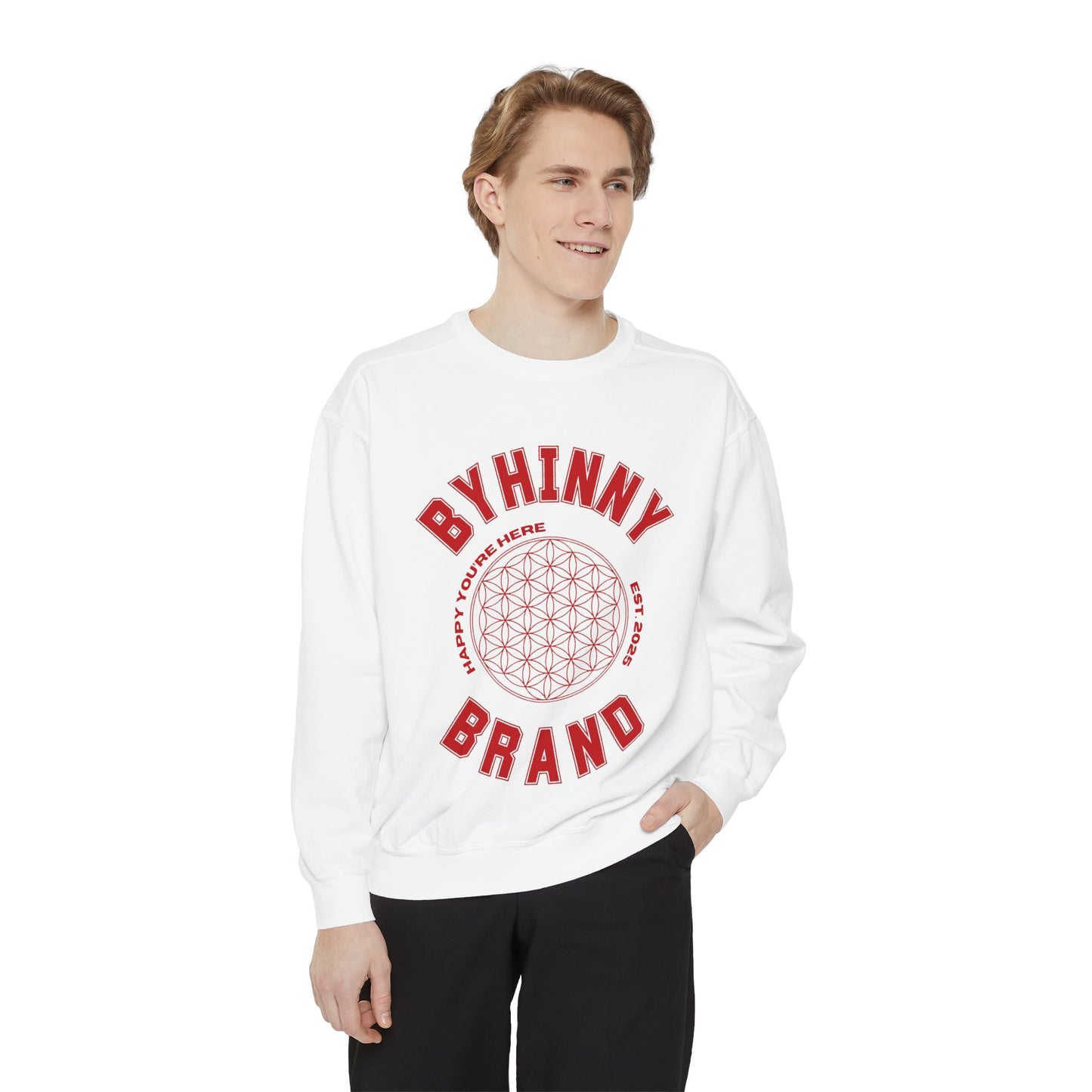 'BYHINNY' sweatshirt (red)