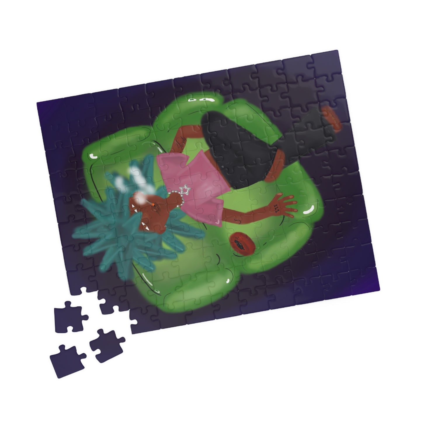 'Taking a Break' art puzzle
