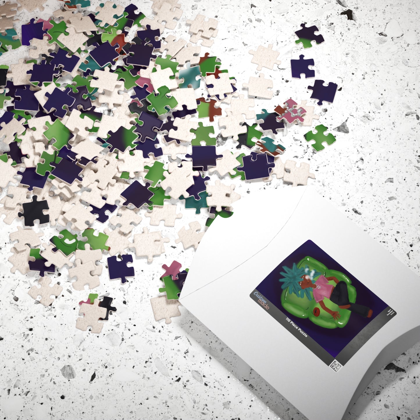 'Taking a Break' art puzzle
