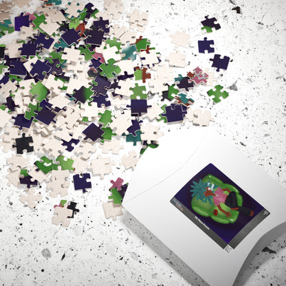 'Taking a Break' art puzzle
