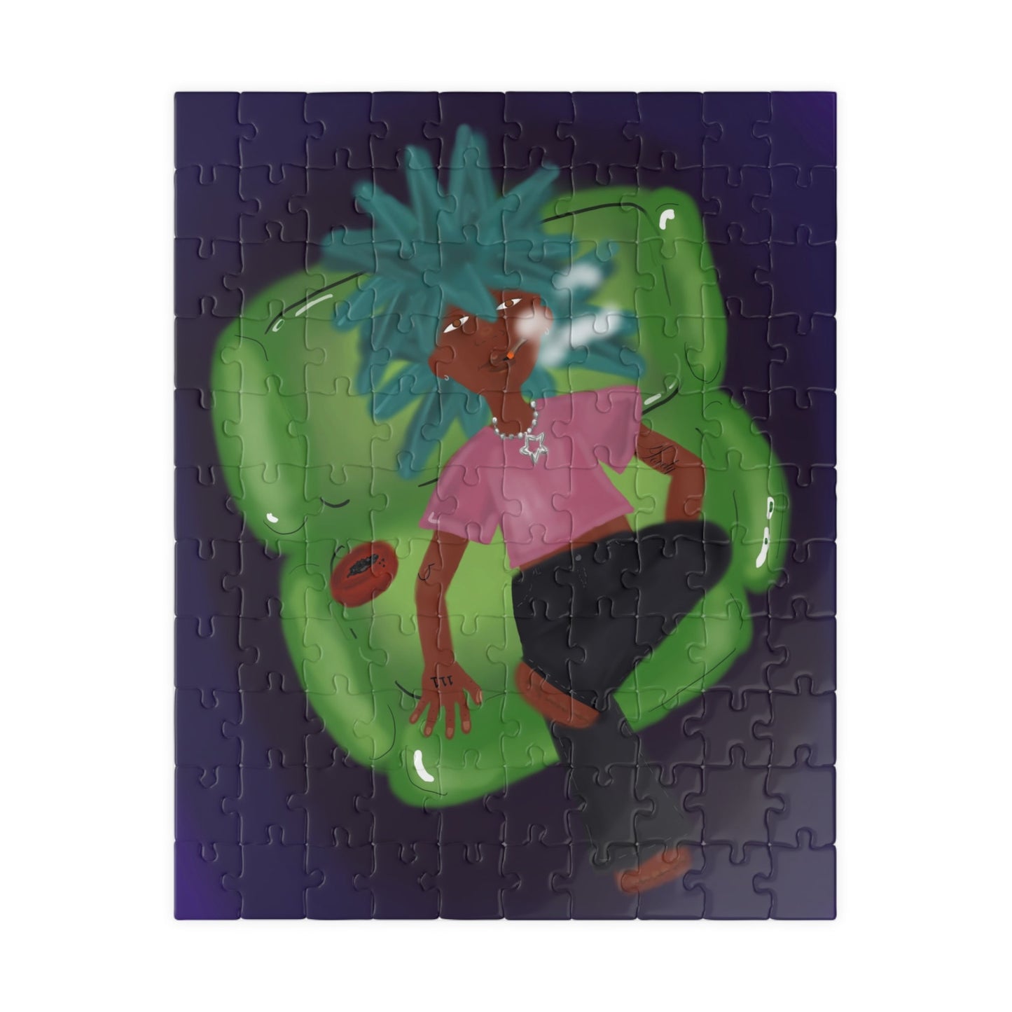 'Taking a Break' art puzzle