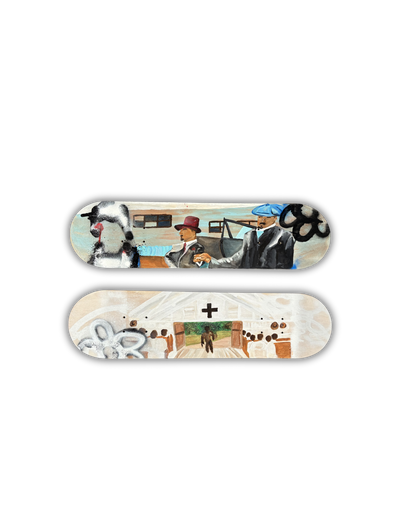 'Sinners' skateboard decks