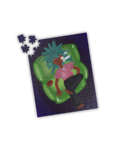 'Taking a Break' art puzzle