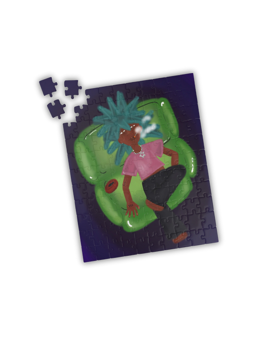 'Taking a Break' art puzzle