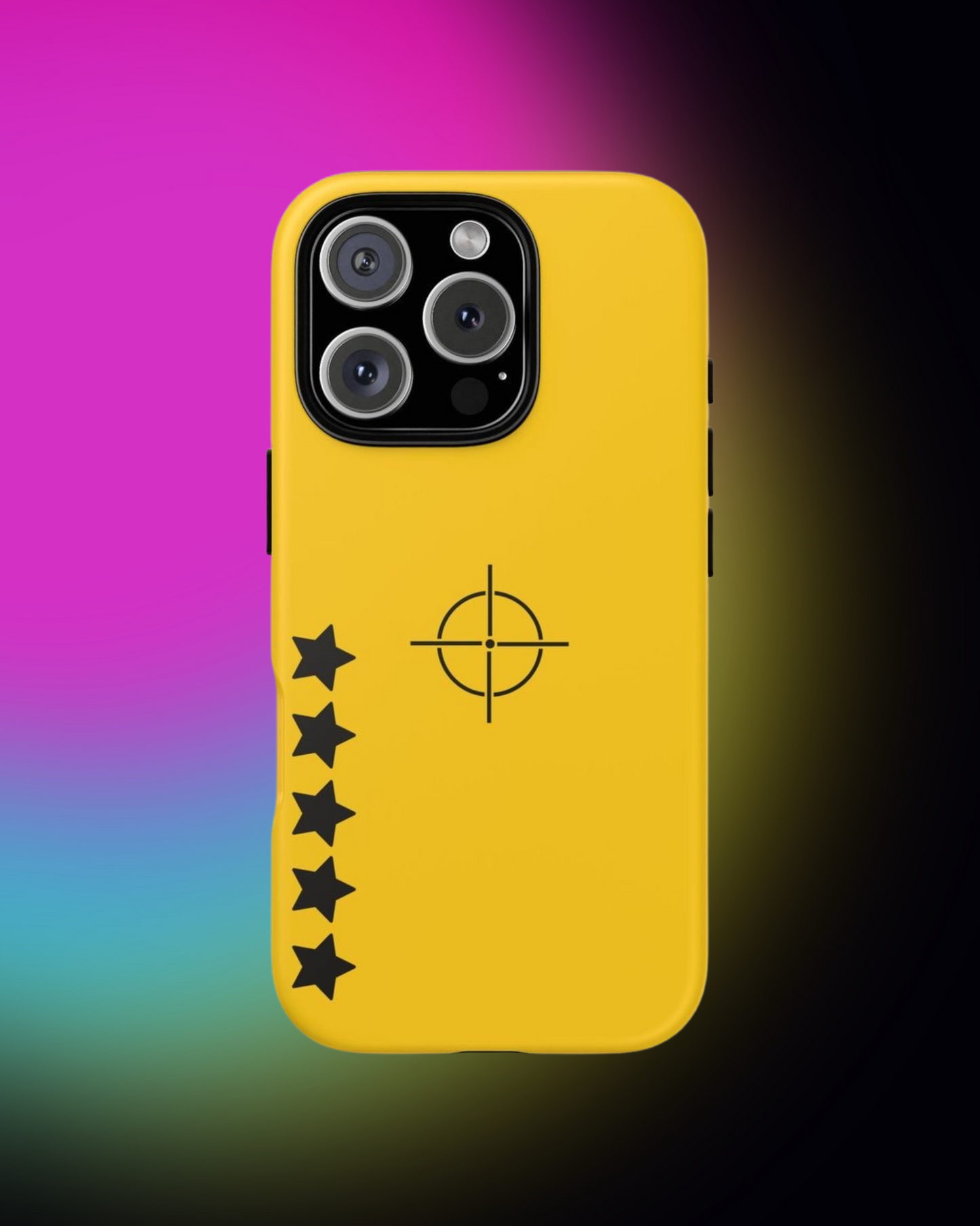 '5-star hit' phone case (yellow)